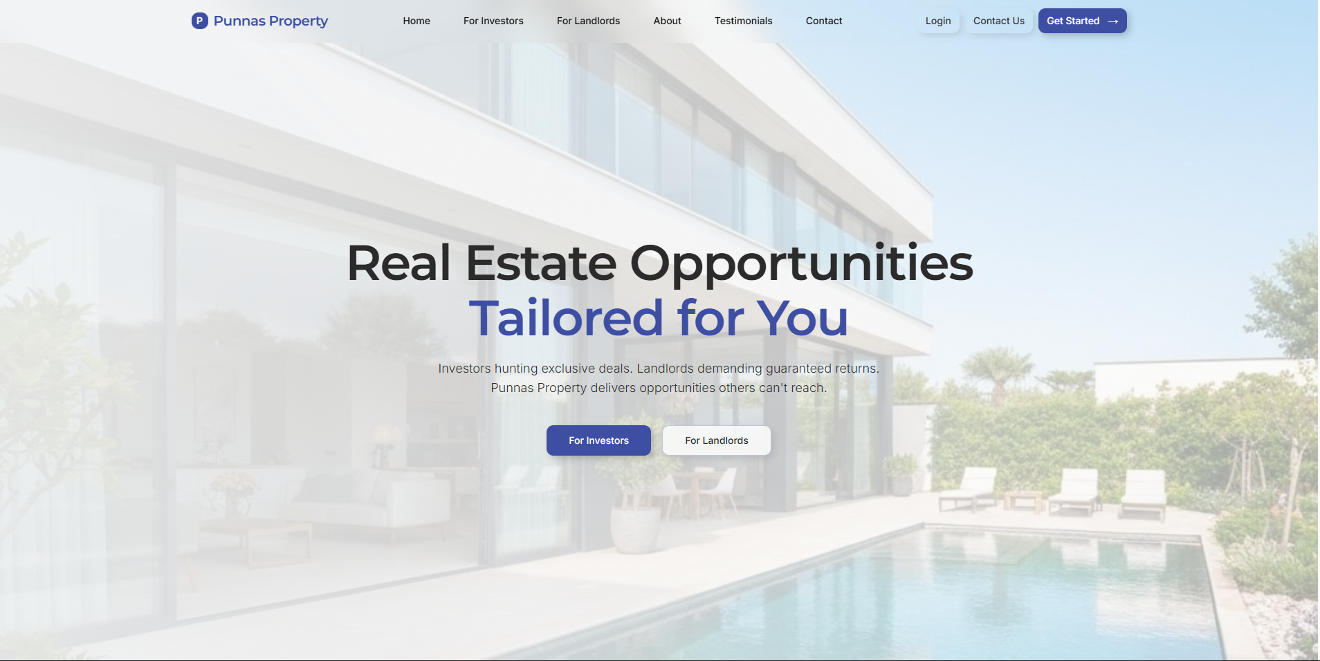 Punnas Property website preview